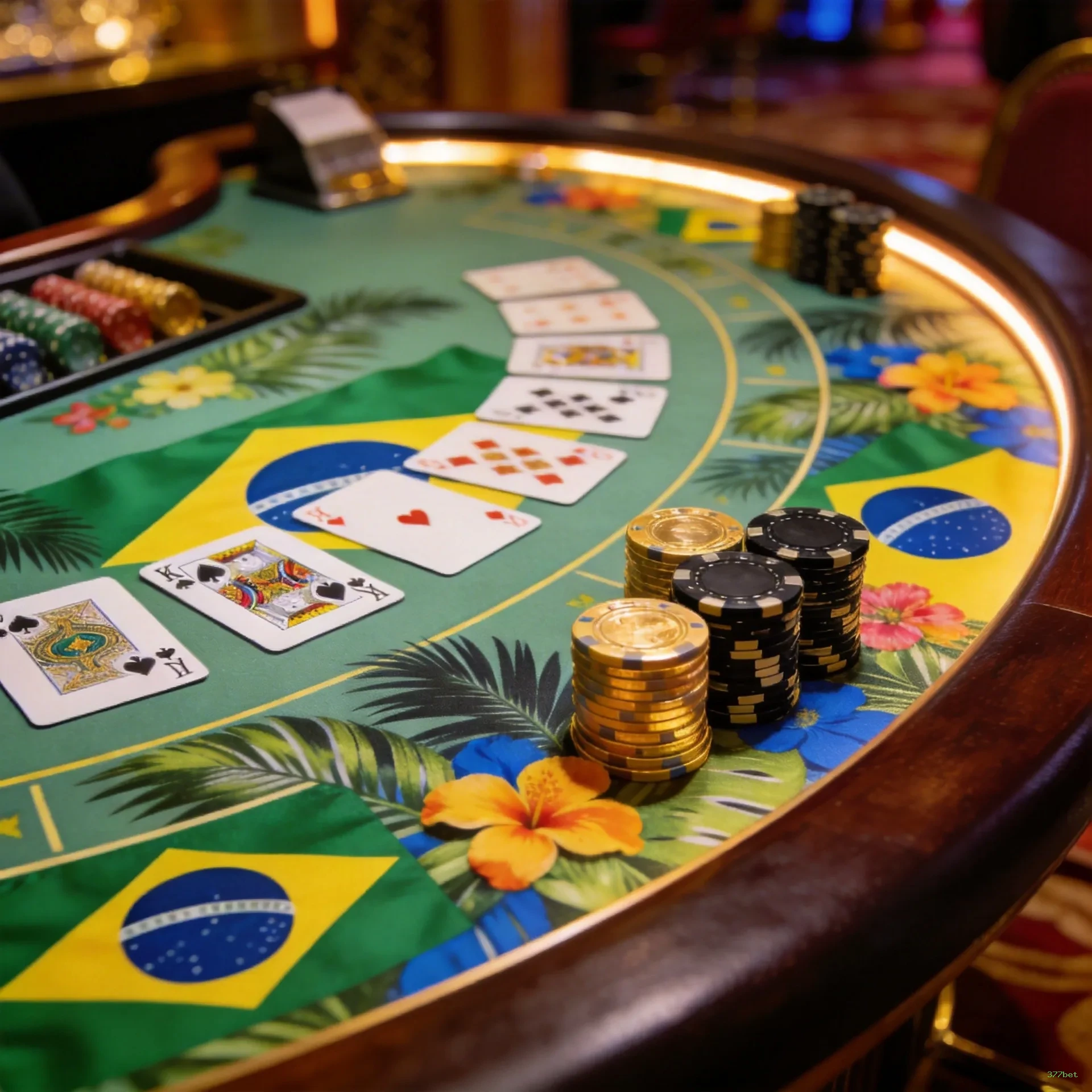 Roleta e blackjack 377bet